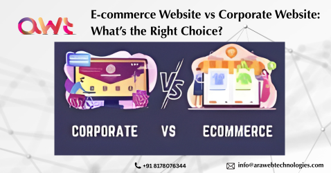 E-commerce website vs corporate website comparison for business needs