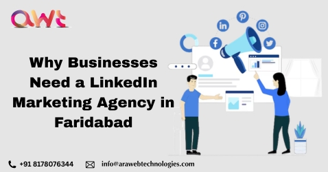 LinkedIn Marketing Agency in Faridabad for business growth illustration