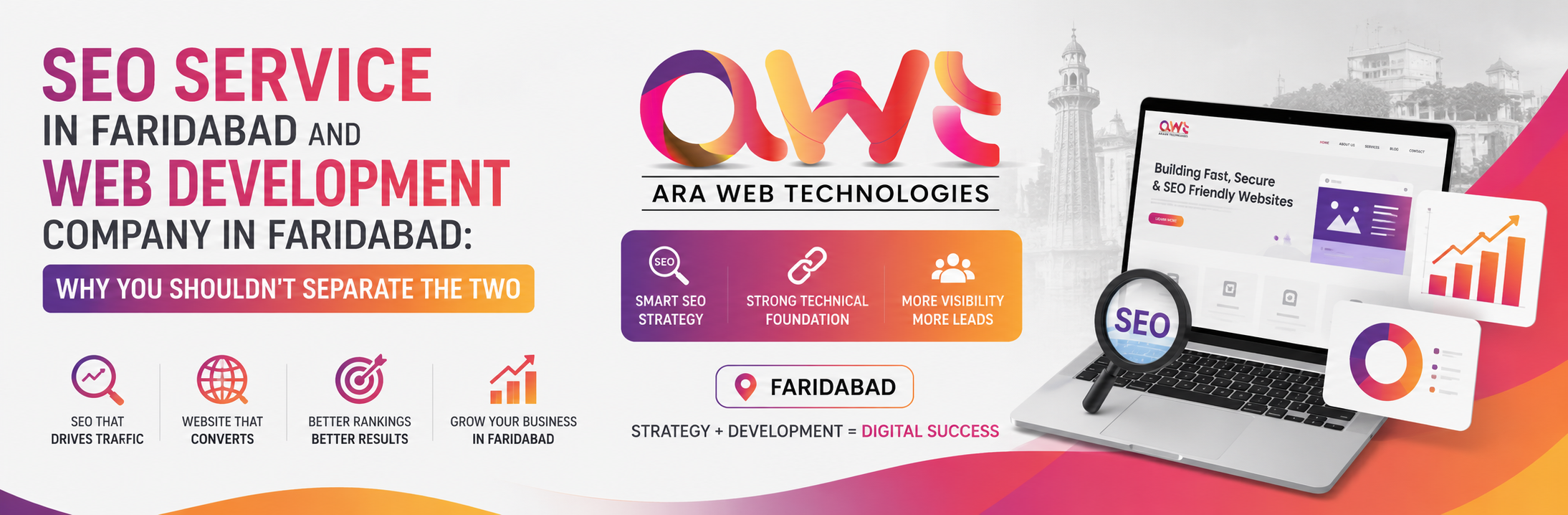 SEO Service in Faridabad and Web Development Company in Faridabad offering digital marketing and website solutions