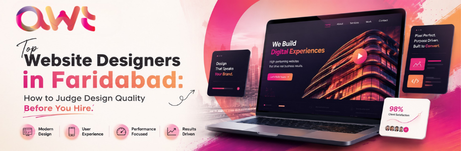 Top Website Designers in Faridabad creating professional and responsive websites