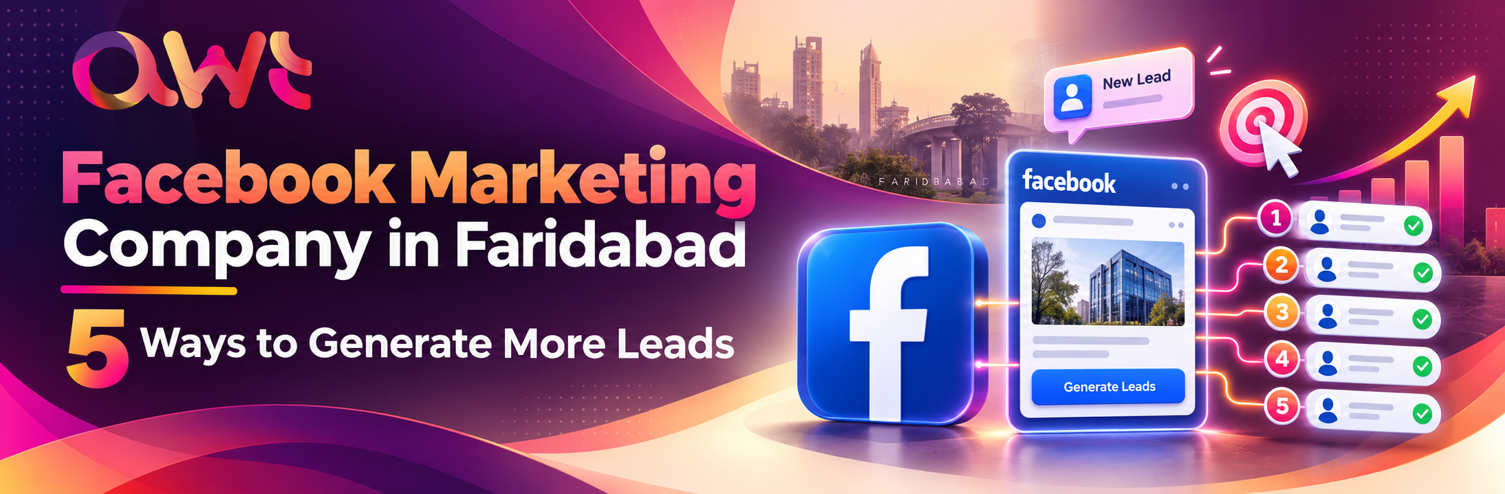 Facebook Marketing Company in Faridabad providing professional social media marketing services